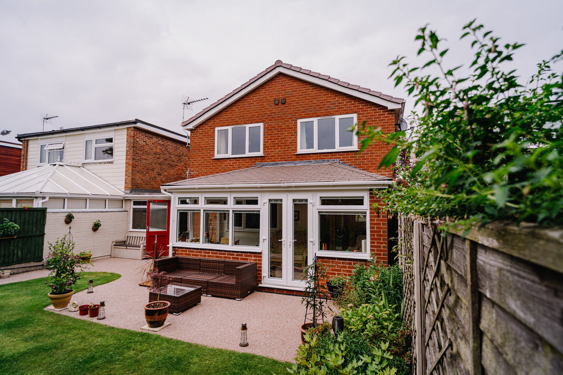 solid roof tiles on conservatory roof