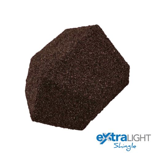 ExtraLight 90 Hip End Cap - Walnut - shingle conservatory roof tiles