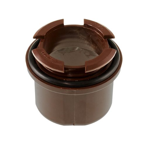 Gutter Spigot/Drill & Fix/Multi Outlet brown