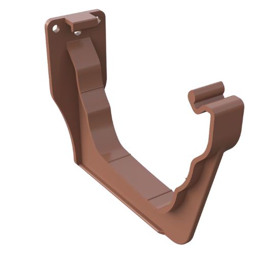 ogee gutter bracket brown