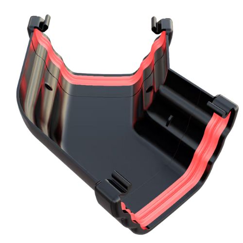 gutter angle black 135