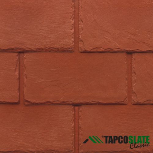 Tapco Slate Roof Tile - Brick Red - conservatory roof tile