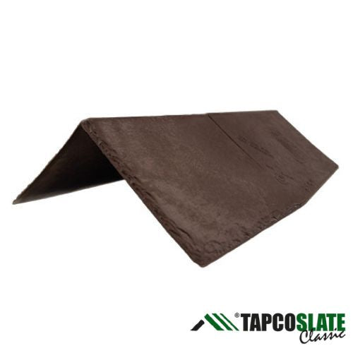 Tapco Slate Ridge Tile - chestnut - composite roof tile